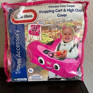 Little Tikes Princess Pink Shopping Cart & High Chair Cover